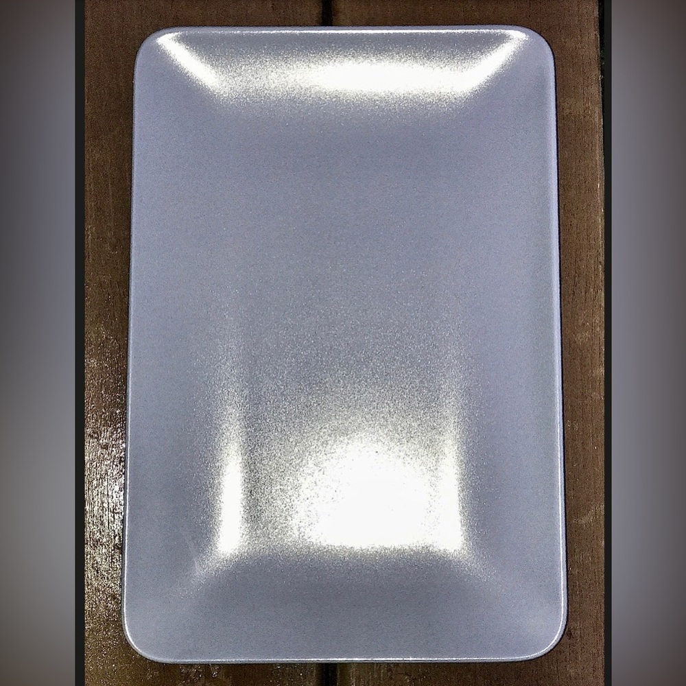 Discontinued Dinera Gray Fargrik IKEA of SWEDEN Rectangular Dinner Plate